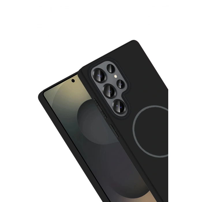 Samsung Galaxy S25 Ultra Broş Magsafe Kapak - Turkuaz