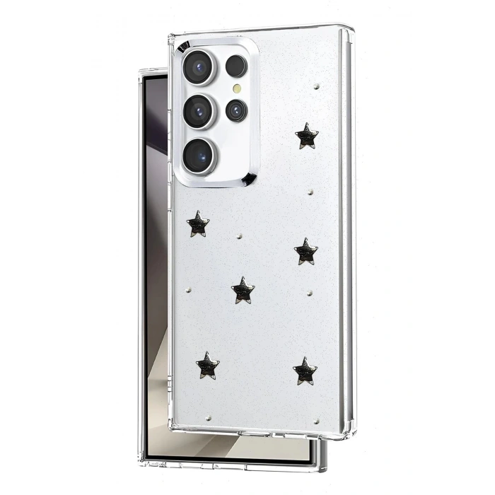 Samsung Galaxy S25 Ultra Fiyonk Desenli Kapak - Desen 8