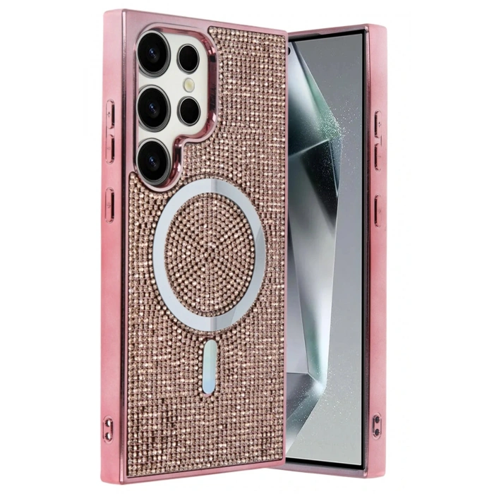 Samsung Galaxy S25 Ultra Helen Magsafe Kapak - Pembe