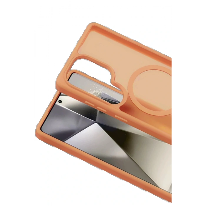 Samsung Galaxy S25 Ultra Jota Magsafe Kapak - Turuncu