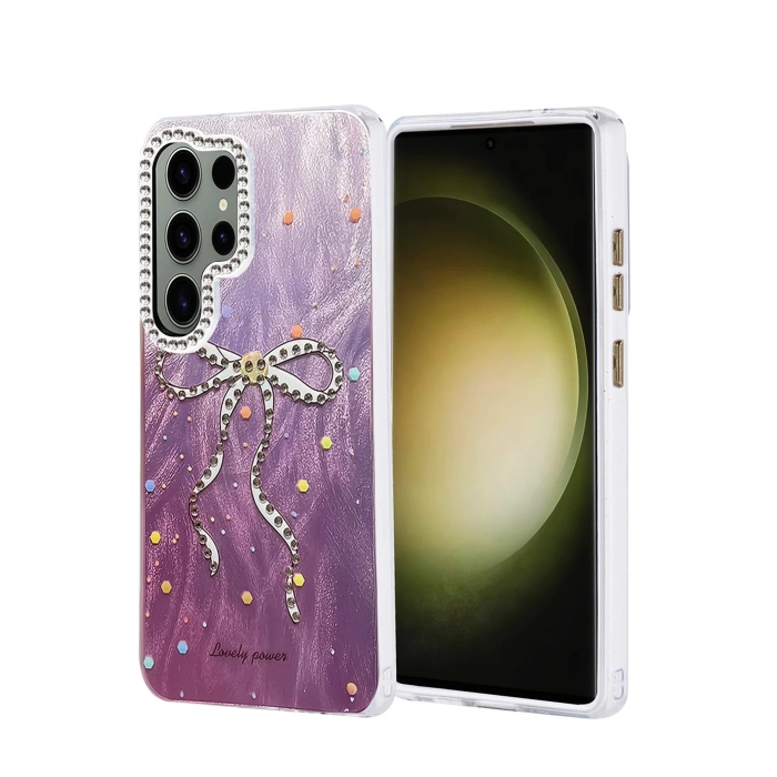 Samsung Galaxy S25 Ultra Kılıf Blade Aynalı Desenli Kapak - Desen 1