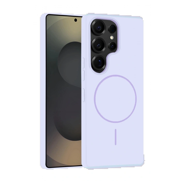 Samsung Galaxy S25 Ultra Kılıf Jully Magsafe Kapak - Lila