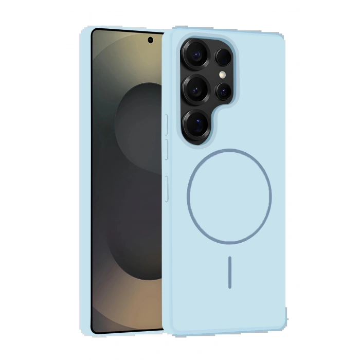 Samsung Galaxy S25 Ultra Kılıf Jully Magsafe Kapak - Mavi
