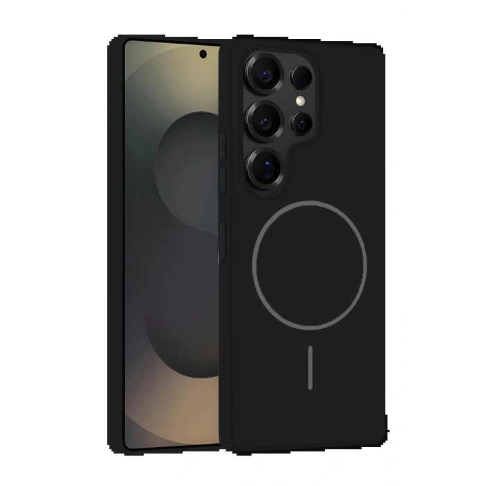 Samsung Galaxy S25 Ultra Kılıf Jully Magsafe Kapak - Siyah