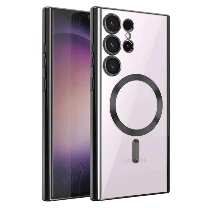 Samsung Galaxy S25 Ultra Kılıf Kross Magneticsafe Kapak - Siyah