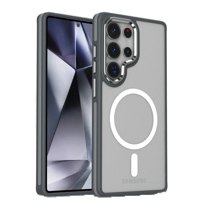 Samsung Galaxy S25 Ultra Winner Magsafe Kapak - Gri