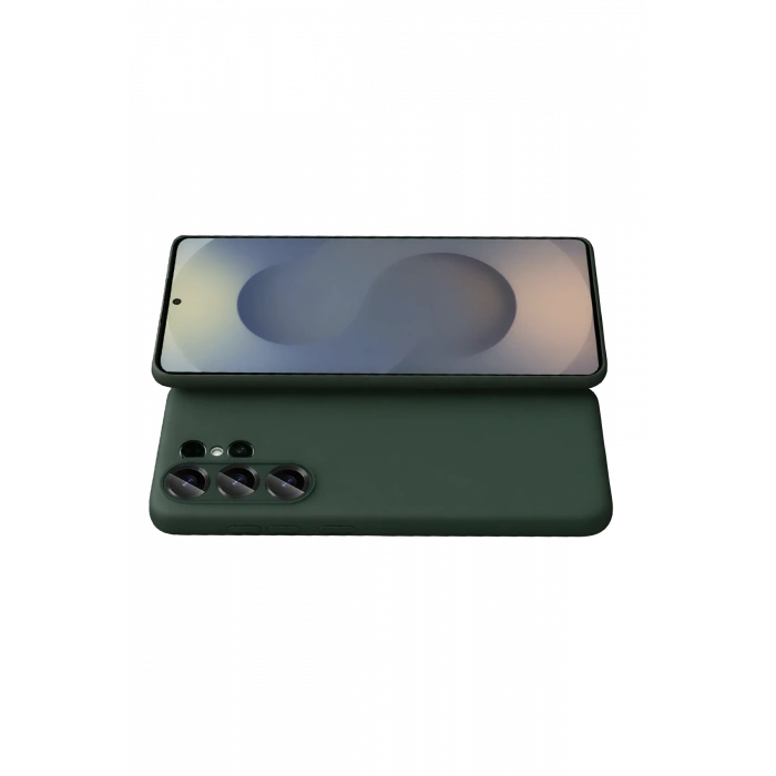 Samsung Galaxy S26 Ultra First Silikon - Koyu Yeşil