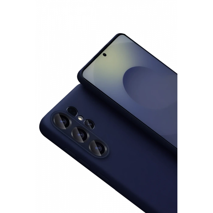Samsung Galaxy S26 Ultra Nano içi Kadife Silikon - Lacivert