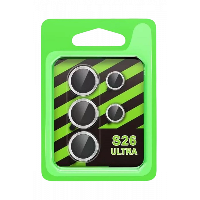 Samsung Galaxy S26 Ultra Raze Metal Kamera Lens - Gümüş