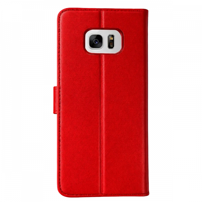 Samsung Galaxy S7 Edge Trend S Plus Kapaklı Kılıf - Kırmızı