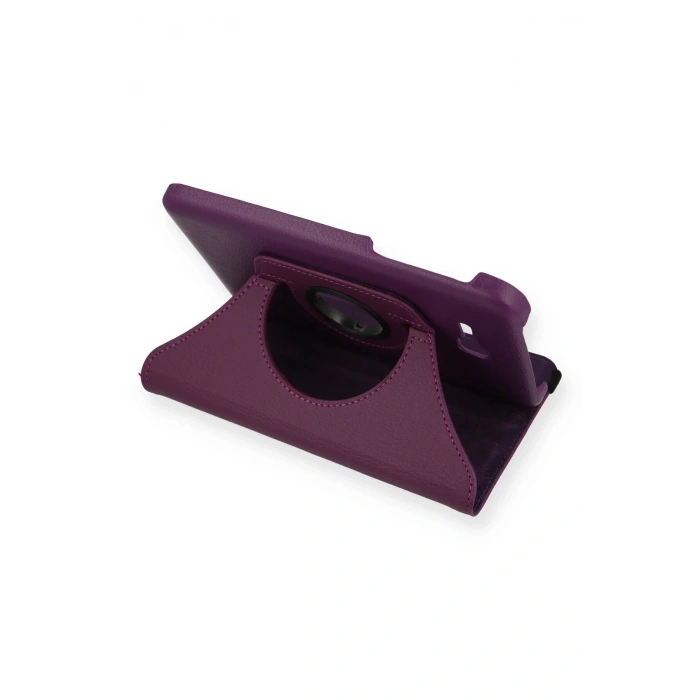 Samsung Galaxy T110 / T113 Tab 3 Lite 7 Kılıf 360 Tablet Deri Kılıf - Mürdüm