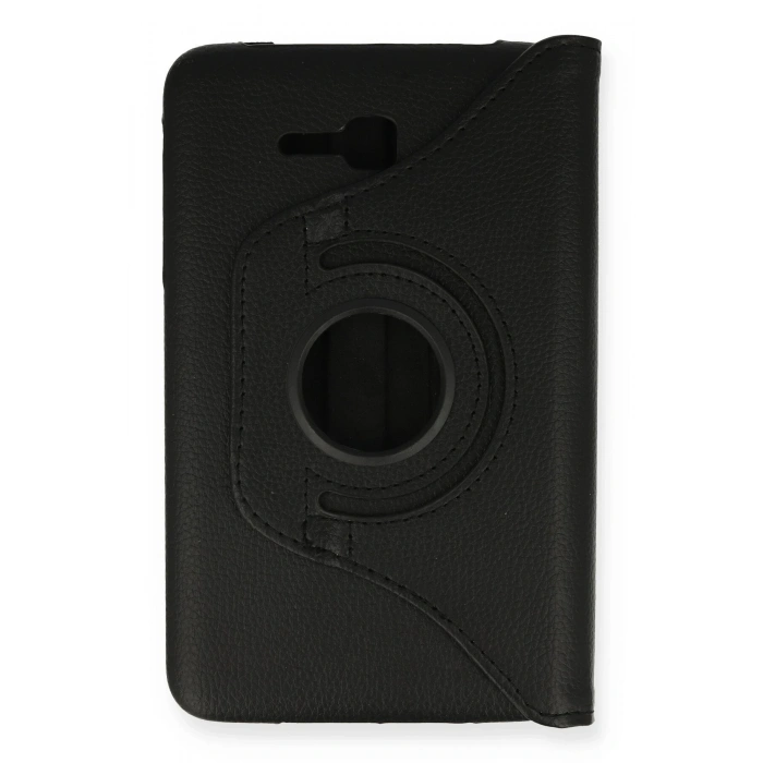 Samsung Galaxy T110 / T113 Tab 3 Lite 7 Kılıf 360 Tablet Deri Kılıf - Siyah