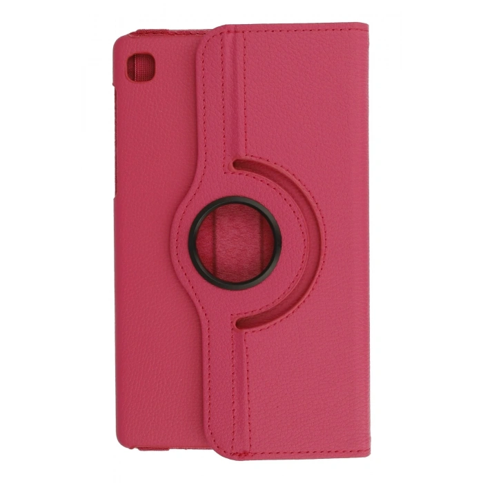Samsung Galaxy T220 Tab A7 Lite 8.7 Kılıf 360 Tablet Deri Kılıf - Pembe