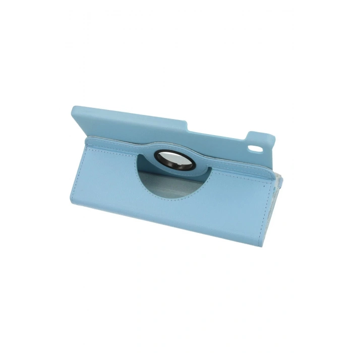 Samsung Galaxy T220 Tab A7 Lite 8.7 Kılıf 360 Tablet Deri Kılıf - Turkuaz