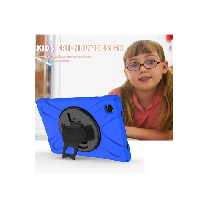 Samsung Galaxy T220 Tab A7 Lite 8.7 Kılıf Amazing Tablet Kapak - Mavi