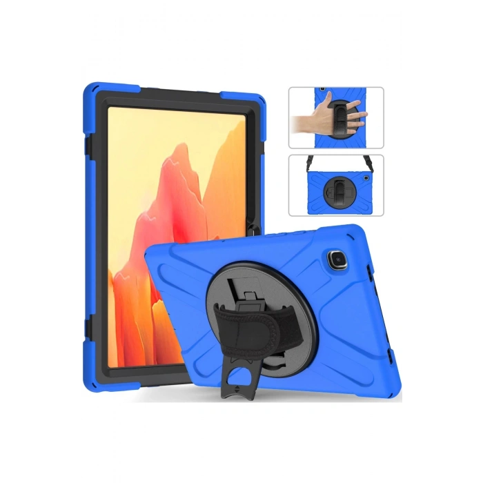 Samsung Galaxy T220 Tab A7 Lite 8.7 Kılıf Amazing Tablet Kapak - Mavi