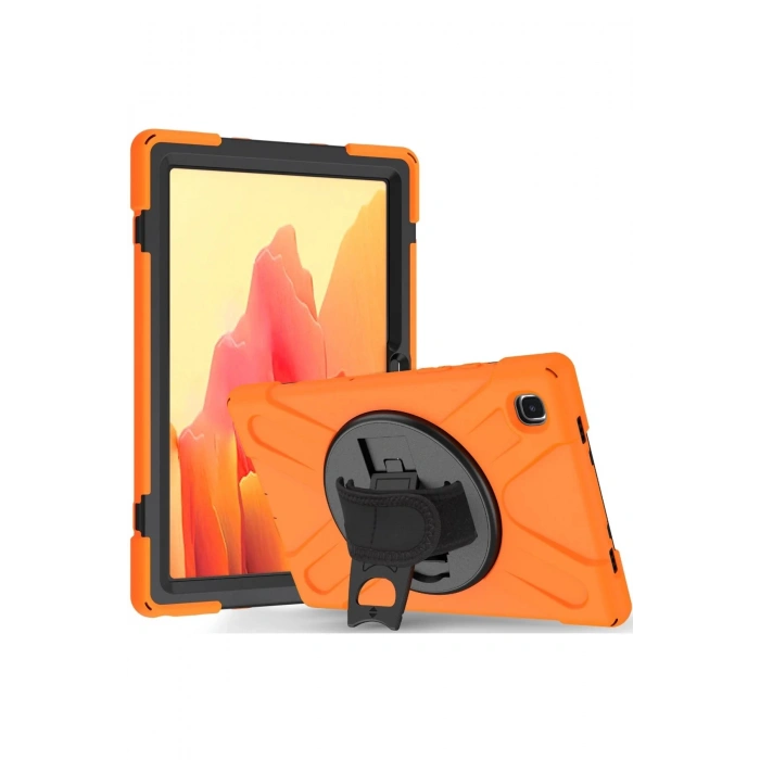 Samsung Galaxy T220 Tab A7 Lite 8.7 Kılıf Amazing Tablet Kapak - Turuncu