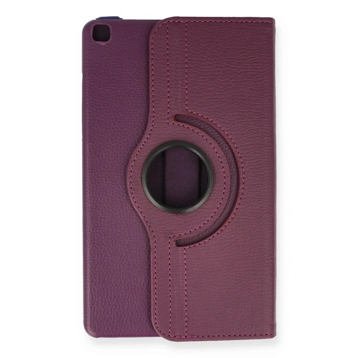 Samsung Galaxy T290 Tab A 8 Kılıf 360 Tablet Deri Kılıf - Mürdüm