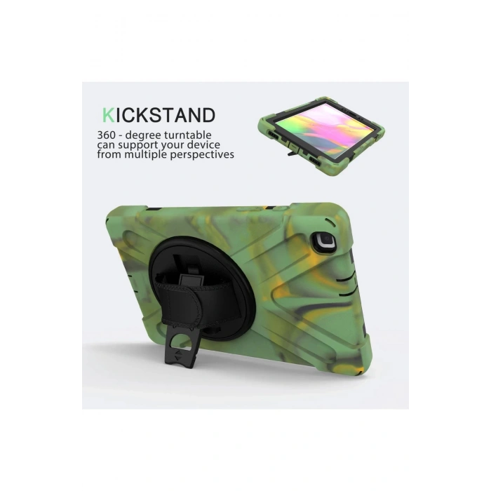 Samsung Galaxy T290 Tab A 8 Kılıf Amazing Tablet Kapak - Kamuflaj