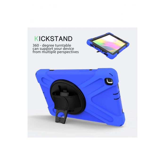 Samsung Galaxy T290 Tab A 8 Kılıf Amazing Tablet Kapak - Mavi