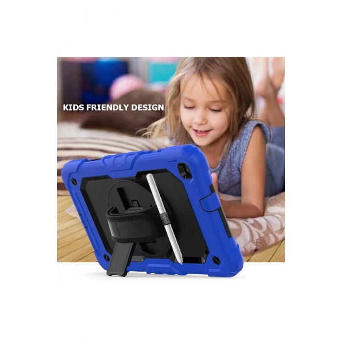 Samsung Galaxy T290 Tab A 8 Kılıf Pars Tablet Kapak - Mavi