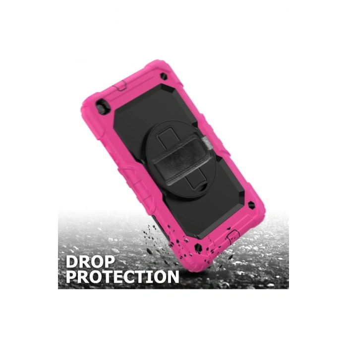 Samsung Galaxy T290 Tab A 8 Kılıf Pars Tablet Kapak - Pembe