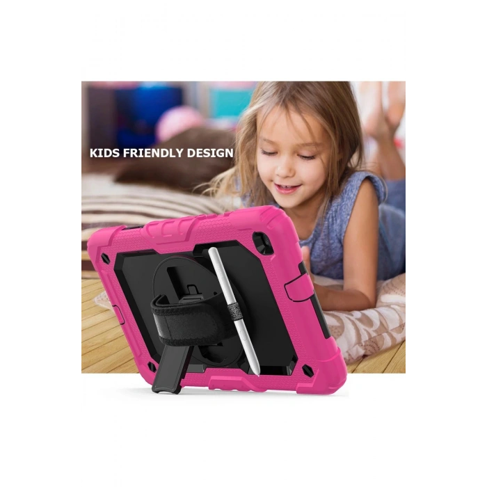 Samsung Galaxy T290 Tab A 8 Kılıf Pars Tablet Kapak - Pembe