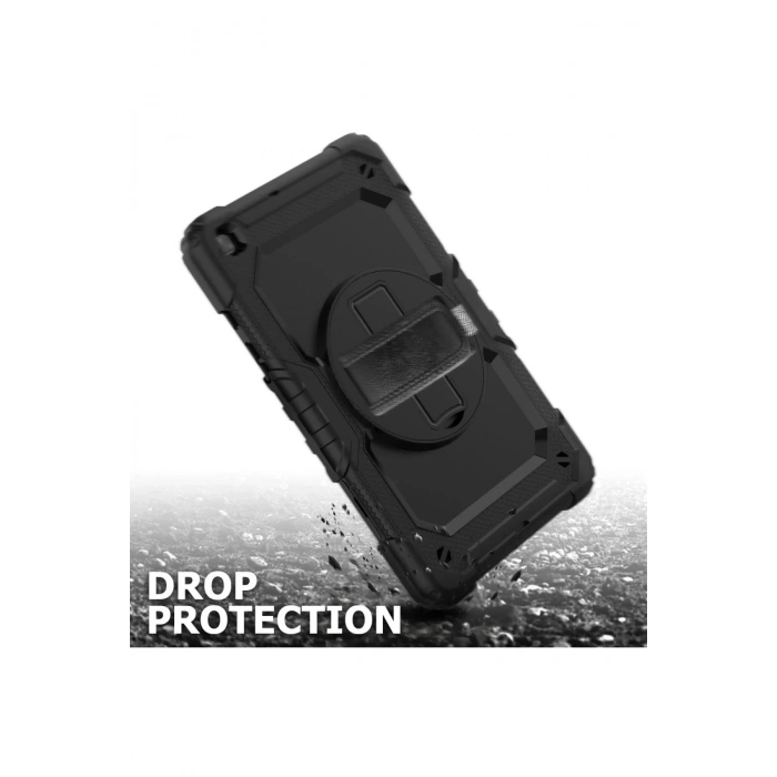 Samsung Galaxy T290 Tab A 8 Kılıf Pars Tablet Kapak - Siyah