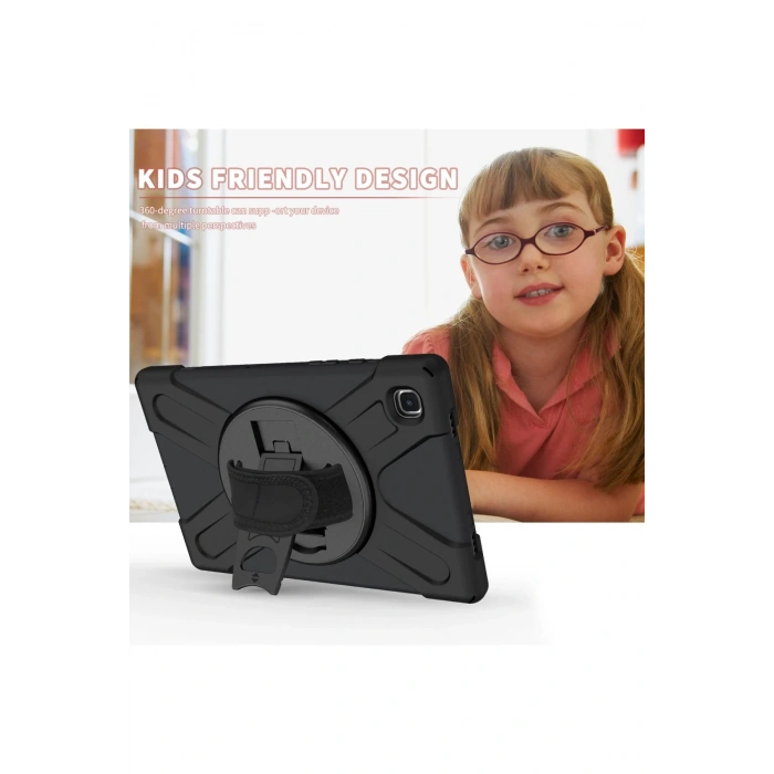 Samsung Galaxy T500 Tab A7 10.4 Kılıf Amazing Tablet Kapak - Siyah