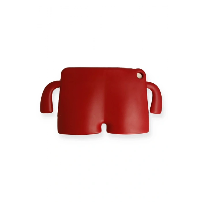 Samsung Galaxy T500 Tab A7 10.4 Kılıf Karakter Tablet Silikon - Kırmızı