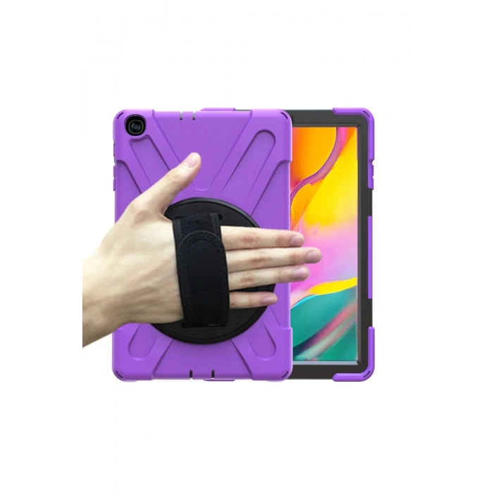 Samsung Galaxy T510 Tab A 10.1 Kılıf Amazing Tablet Kapak - Mor