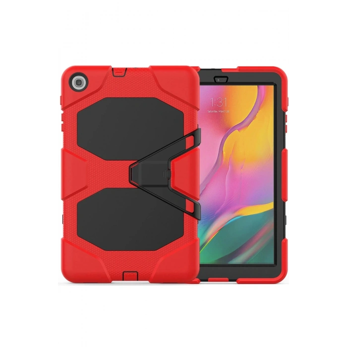 Samsung Galaxy T510 Tab A 10.1 Kılıf Griffin Tablet Kapak - Kırmızı