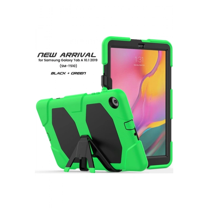 Samsung Galaxy T510 Tab A 10.1 Kılıf Griffin Tablet Kapak - Yeşil