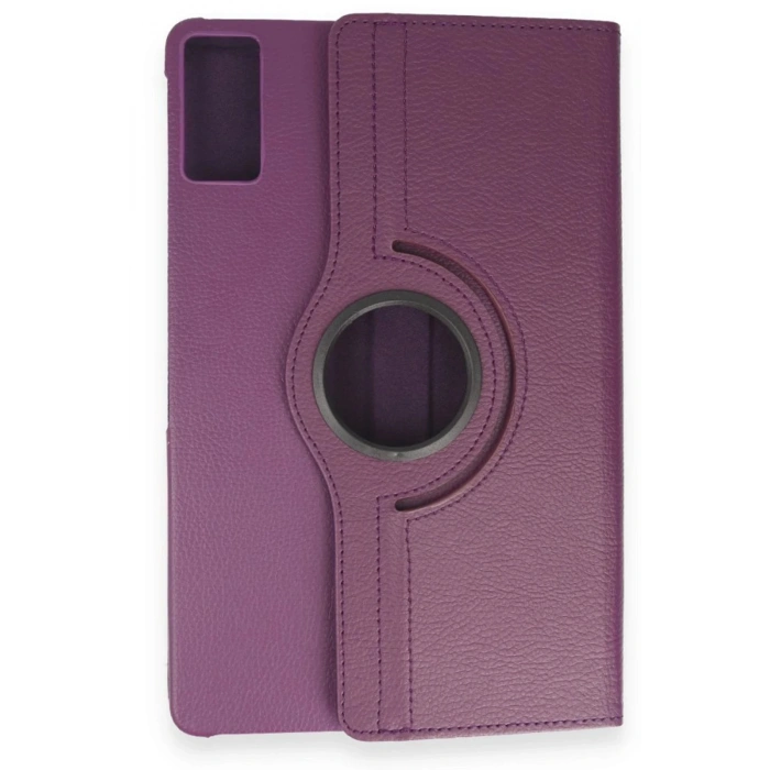 Samsung Galaxy T550 Tab A 9.7 Kılıf 360 Tablet Deri Kılıf - Mürdüm