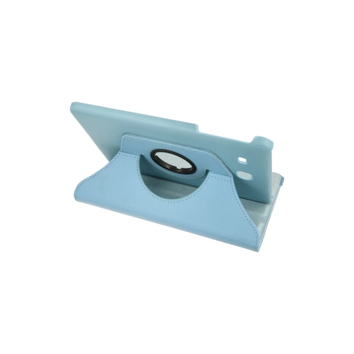 Samsung Galaxy T560 Tab E 9.7 Kılıf 360 Tablet Deri Kılıf - Turkuaz