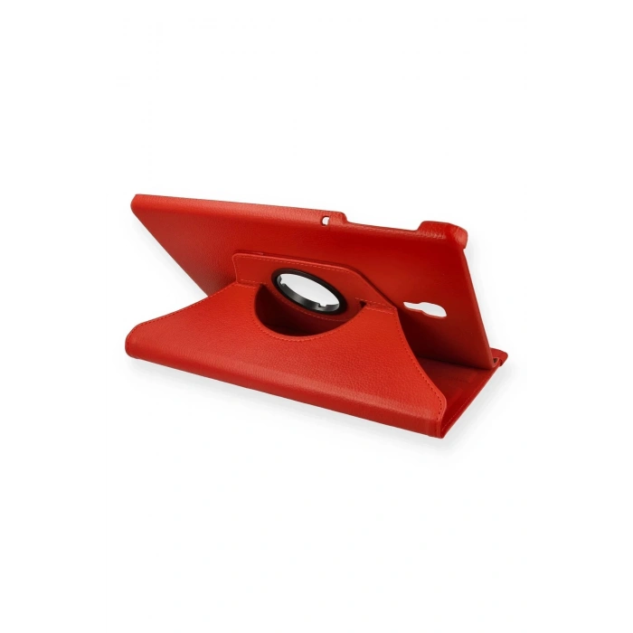 Samsung Galaxy T590 Tab A 10.5 Kılıf 360 Tablet Deri Kılıf - Kırmızı