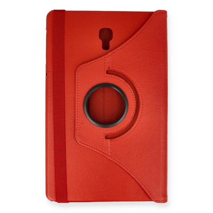 Samsung Galaxy T590 Tab A 10.5 Kılıf 360 Tablet Deri Kılıf - Kırmızı