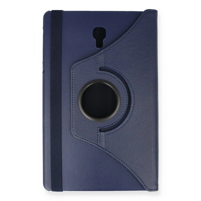 Samsung Galaxy T590 Tab A 10.5 Kılıf 360 Tablet Deri Kılıf - Lacivert