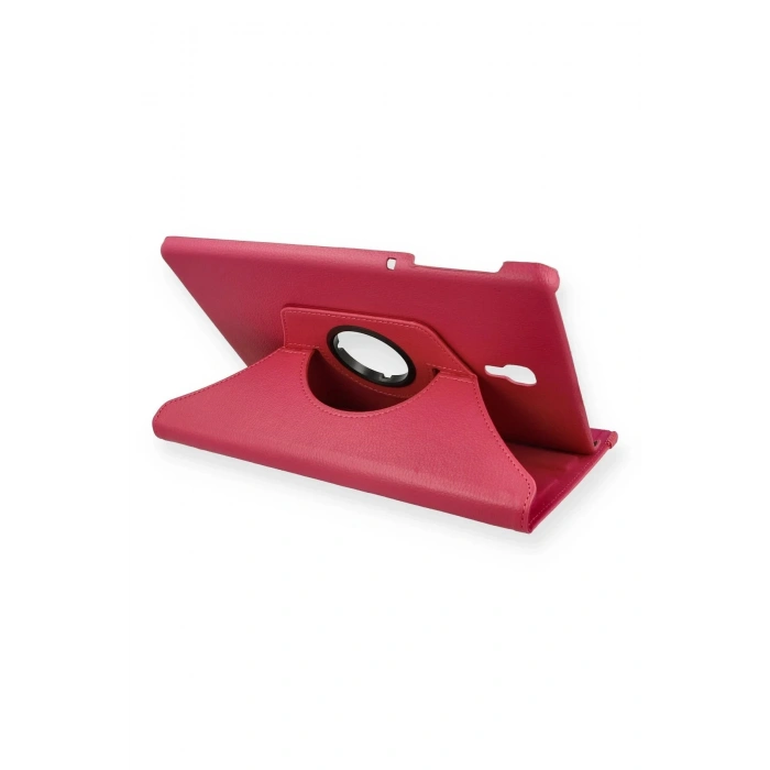 Samsung Galaxy T590 Tab A 10.5 Kılıf 360 Tablet Deri Kılıf - Pembe