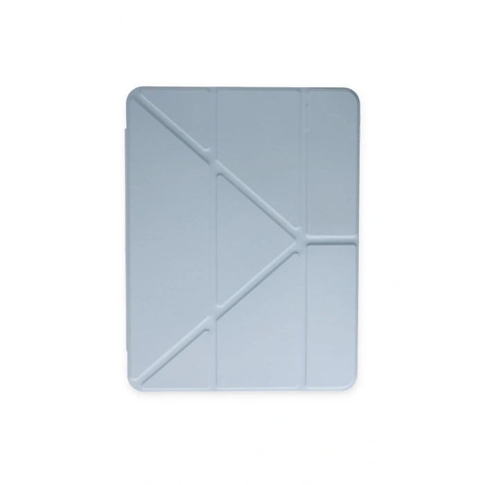 Samsung Galaxy T737 Tab S7 FE 12.4 Kılıf Kalemlikli Mars Tablet Kılıfı - Mavi