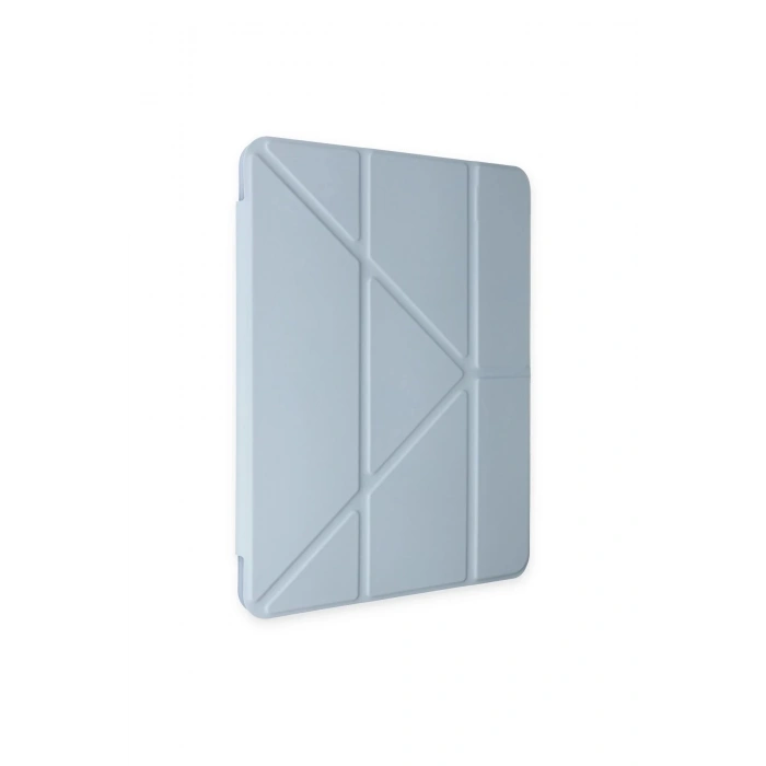 Samsung Galaxy T737 Tab S7 FE 12.4 Kılıf Kalemlikli Mars Tablet Kılıfı - Mavi
