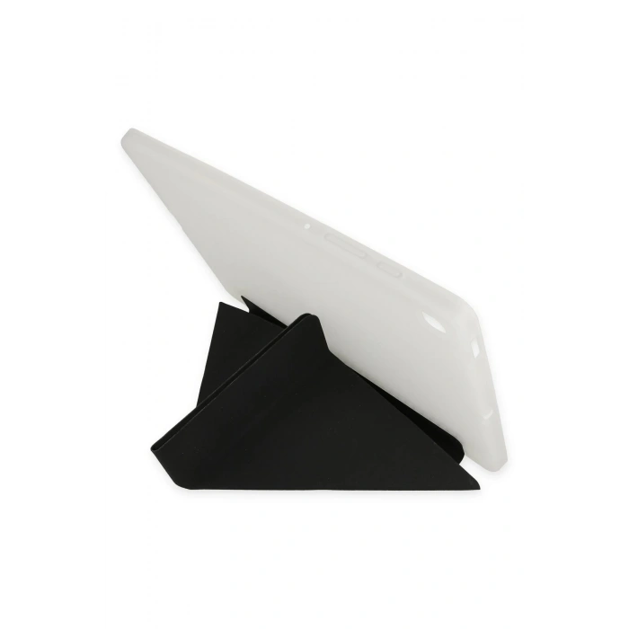 Samsung Galaxy T737 Tab S7 FE 12.4 Kılıf Kalemlikli Mars Tablet Kılıfı - Siyah