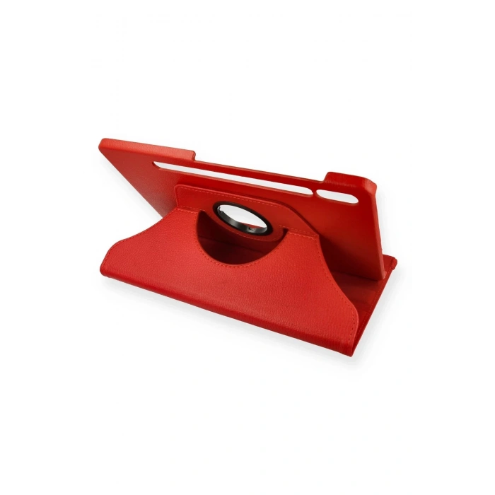 Samsung Galaxy T860 Tab S6 10.5 Kılıf 360 Tablet Deri Kılıf - Kırmızı