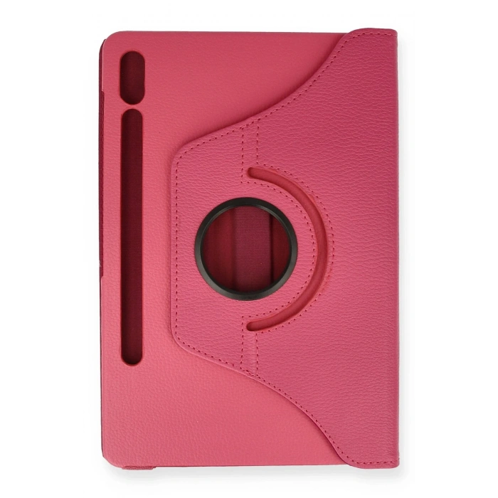 Samsung Galaxy T860 Tab S6 10.5 Kılıf 360 Tablet Deri Kılıf - Pembe