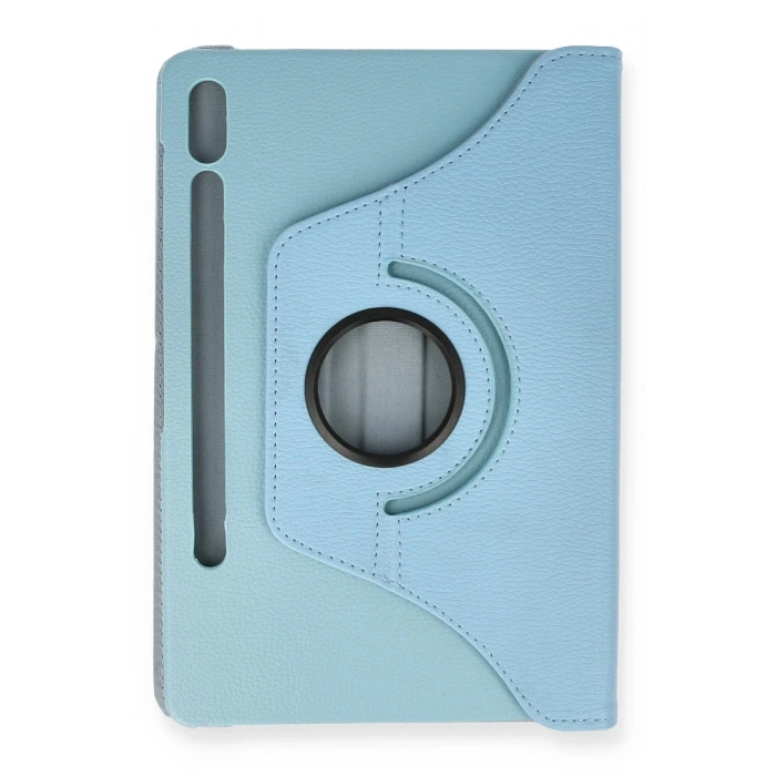 Samsung Galaxy T870 Tab S7 11 Kılıf 360 Tablet Deri Kılıf - Turkuaz