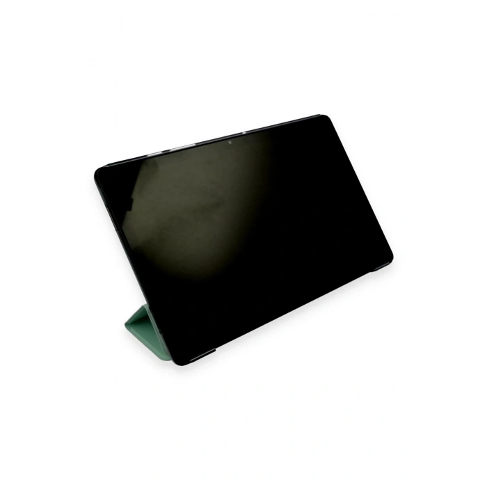 Samsung Galaxy T970 Tab S7 Plus 12.4 Kılıf Tablet Smart Kılıf - Koyu Yeşil