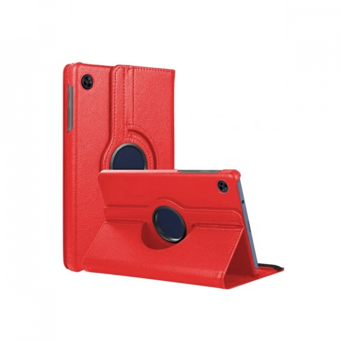 Samsung Galaxy Tab A11 360 Tablet Deri Kılıf - Kırmızı