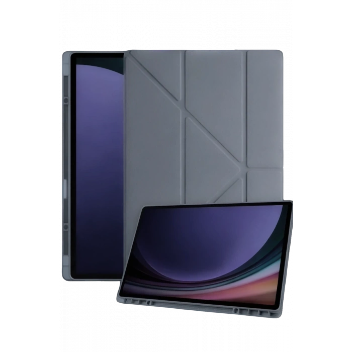 Samsung Galaxy Tab A11 Kalemlikli Mars Tablet Kılıfı - Koyu Gri