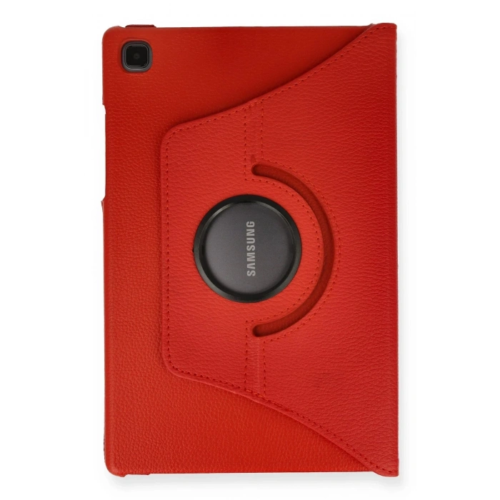 Samsung Galaxy Tab A7 10.4 Kılıf 360 Tablet Deri Kılıf - Kırmızı