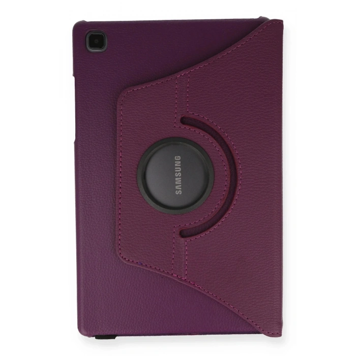 Samsung Galaxy Tab A7 10.4 Kılıf 360 Tablet Deri Kılıf - Mürdüm